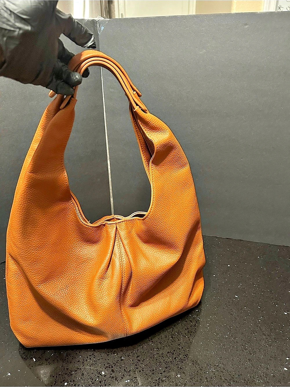LAGGO Hobo Shoulder Bag in Orange Like New